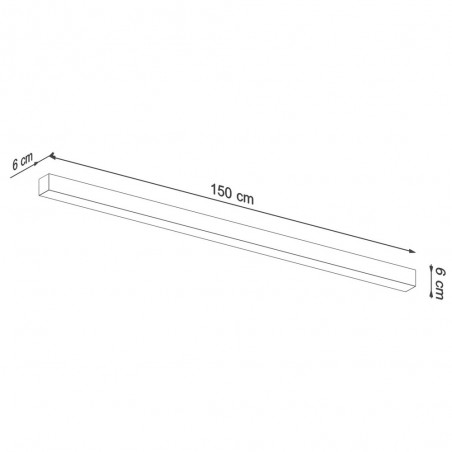 Aplique de pared Led Pinne (39W) III