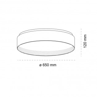 Plafón de techo LED Lili (60W)