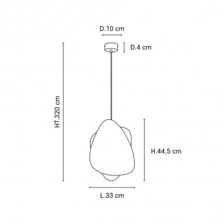 Lámpara de techo Screen Cannage XS