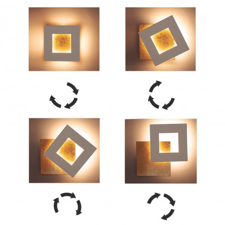 Aplique de pared LED Dalia Oro (40W)