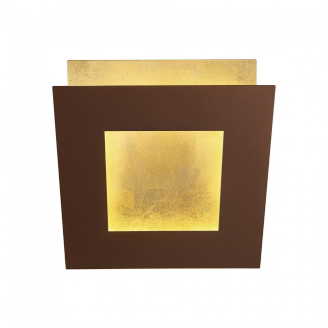 aplique de pared led dalia oro 24w
