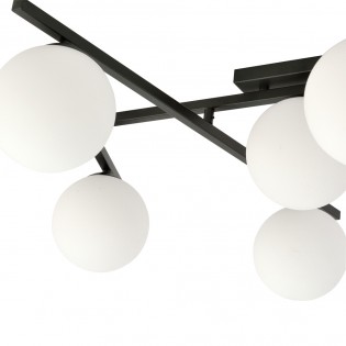 Plafón de techo Tramas Opal (4 luces)