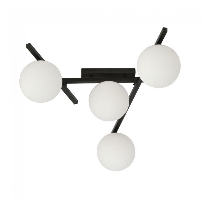 Plafón de techo Tramas Opal (4 luces)