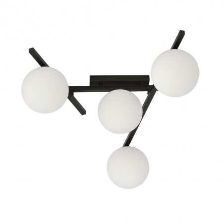 Plafón de techo Tramas Opal (4 luces)