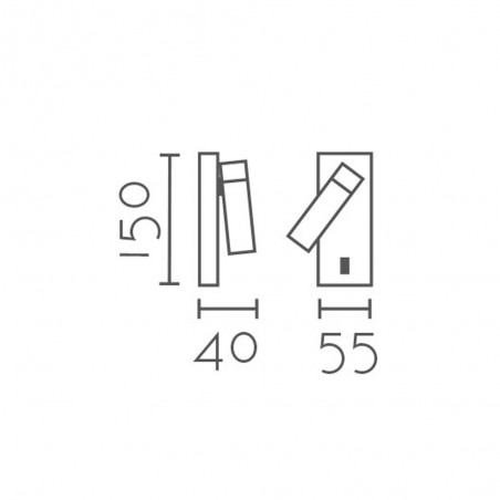 Aplique de pared Led Serin (3W)