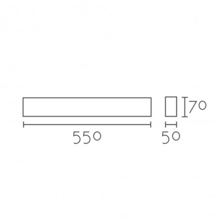 Aplique de pared Led Madera (18+9W)