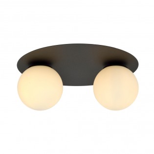 Plafón de techo Ícaro Opal (2 luces)
