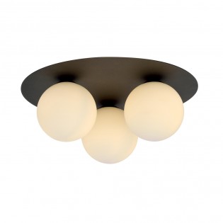 Plafón de techo Ícaro Opal (3 luces)