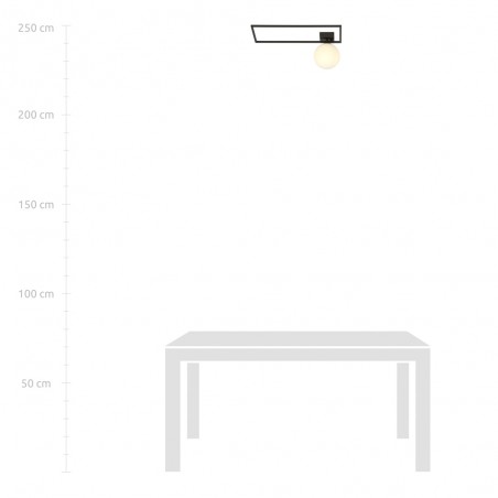 Plafón de techo Merli