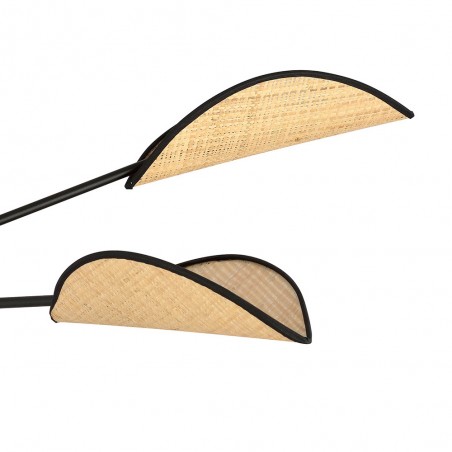 Lámpara de techo Cano Ratán (4 luces)