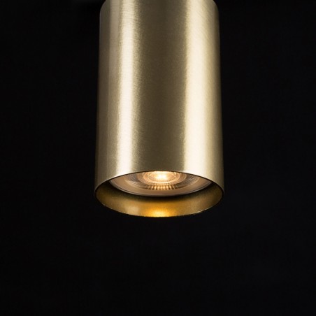 Plafón de techo Norber Negro (3 luces)