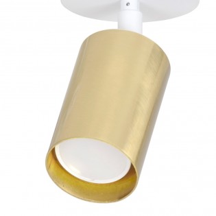 Regleta de focos Tao Blanco/Oro (2 luces)