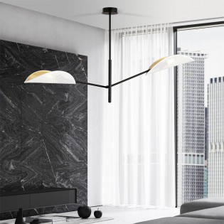 Lámpara de techo Cano Blanco (2 luces)