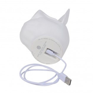 Lámpara portátil infantil LED Bulldog RGB (1W)