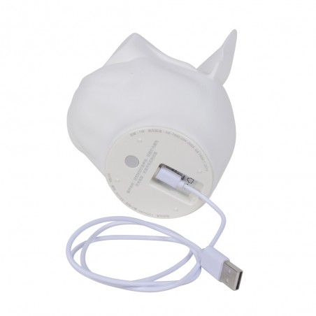 Lámpara portátil infantil LED Bulldog RGB (1W)