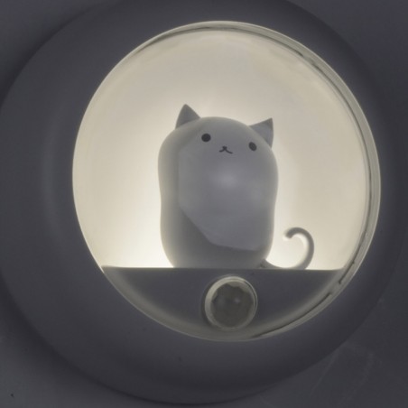 Quitamiedos infantil LED con sensor Chat (3W)