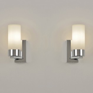 2 x Aplique de pared para baños Twins