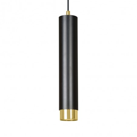 Regleta colgante Mura Negro/Oro (4 luces)