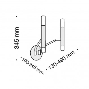 Aplique de pared Vigo