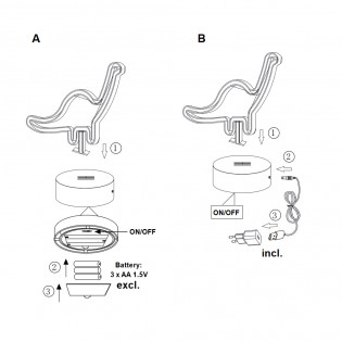Lámpara de mesa LED Bronto (1.60W)