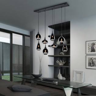 Lámpara colgante Lumina (8 luces)