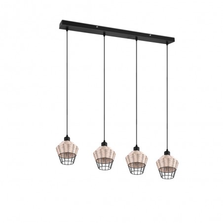 Regleta de techo Borka (4 luces)