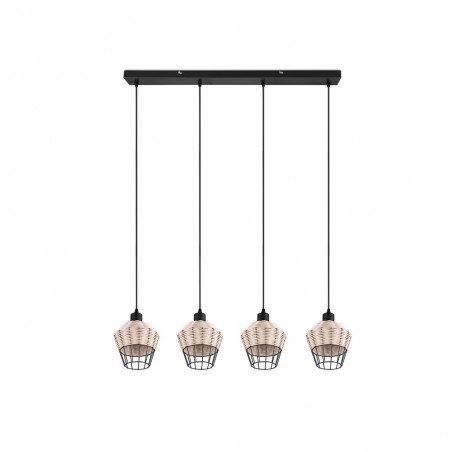 Regleta de techo Borka (4 luces)