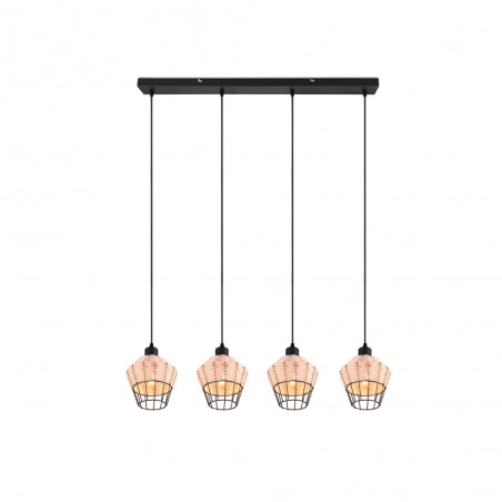 Regleta de techo Borka (4 luces)