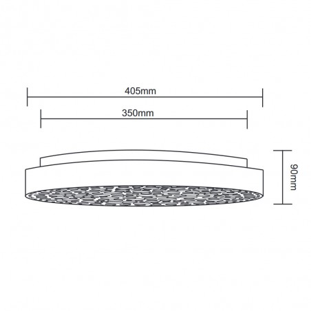 Plafón de techo LED Chizu RGB (22W)