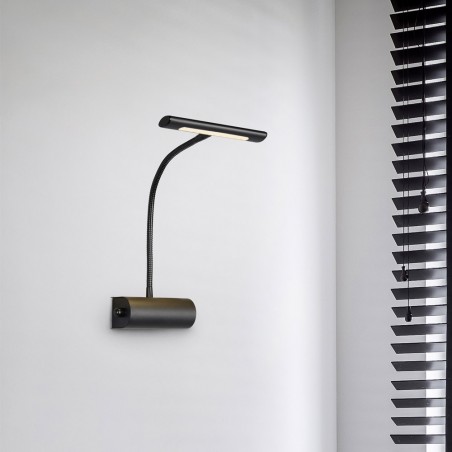 Iluminacuadros LED con interruptor Curtis Negro (4W)