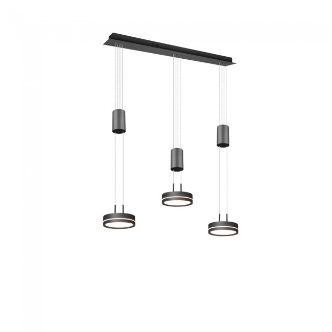 regleta de techo led franklin dimmable 3x9w