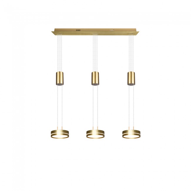 regleta de techo led franklin dimmable 3x9w