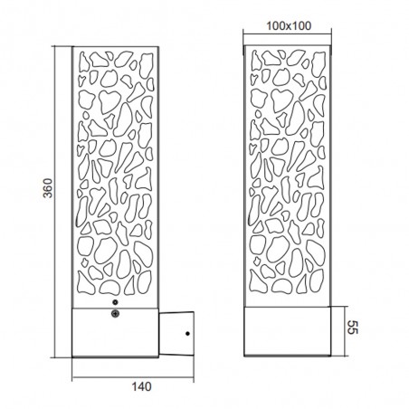 Aplique de pared Cooper