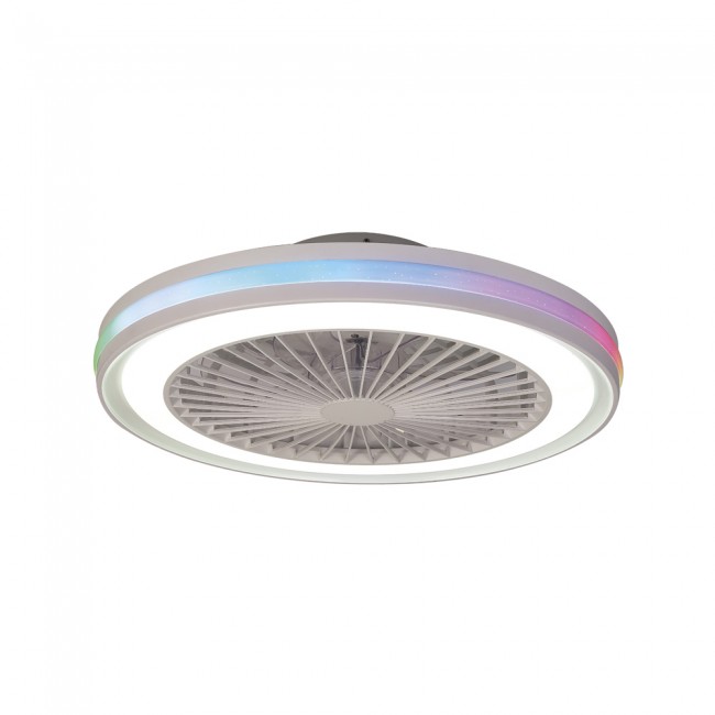 ventilador led gamer rgb cct dimmable 40w