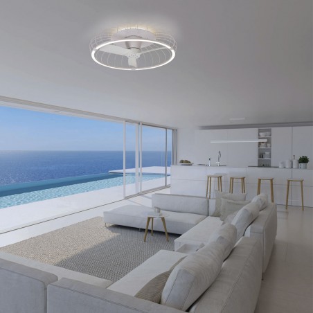 Ventilador Plafón LED Nature CCT Smart (75W)
