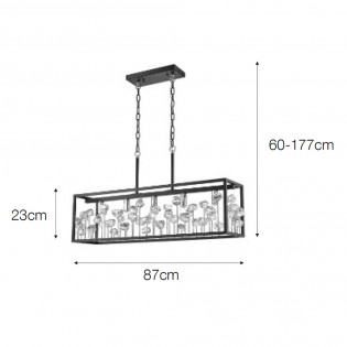 Lámpara de techo Cremona