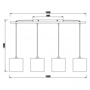 Lámpara de techo Elmau