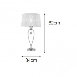 Lámpara de mesa Trieste