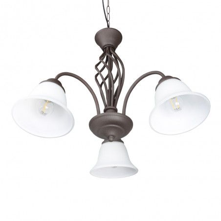 Lámpara de araña Rustica (3 Luces)