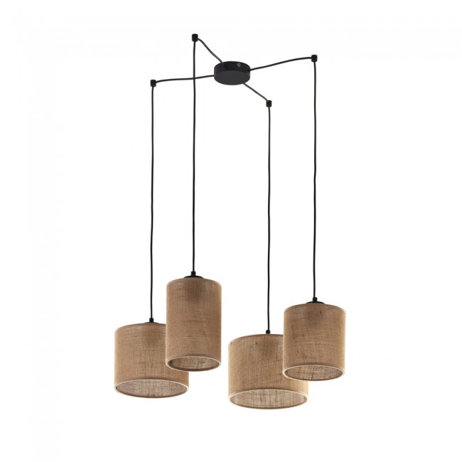 Lámpara colgante Ogassa (4 luces)