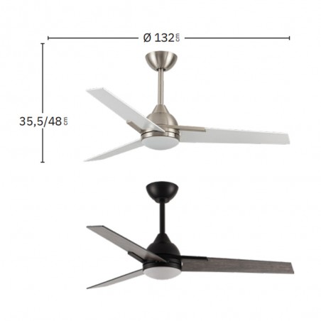 Ventilador de techo Led Argestes CCT (22W)