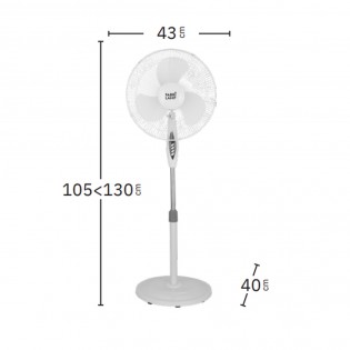 Ventilador de pie Bise (45W)