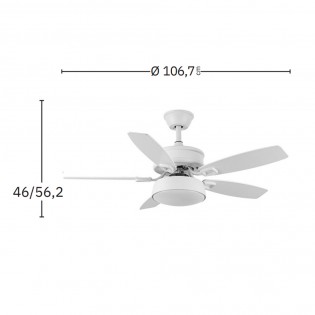 Ventilador de techo Led Braw CCT (30W)