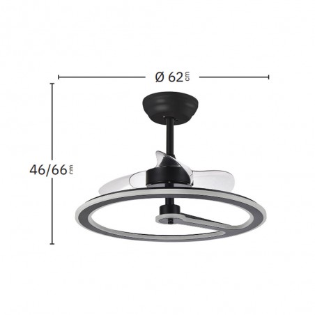 Ventilador de techo LED Chom CCT (110W) II