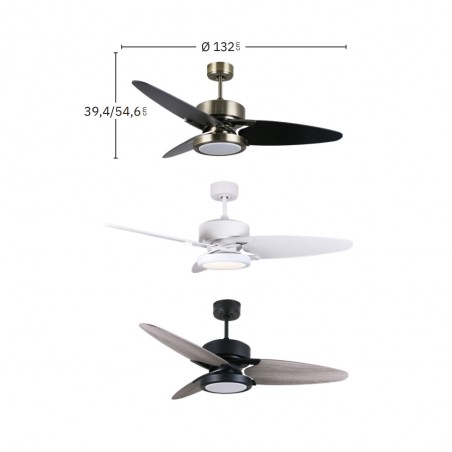 Ventilador de techo LED Cross CCT (30W)