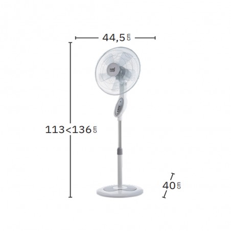 Ventilador de pie Floxo (45W)