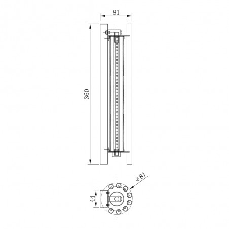 Aplique de pared LED Sonata (12W)