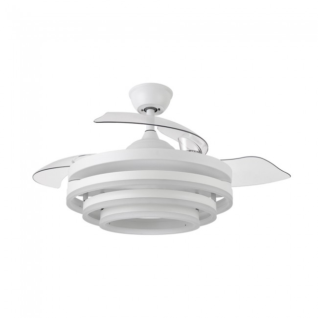 Ventilador LED con aspas plegables Kai CCT (72W)