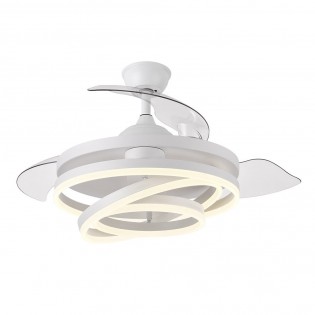 Ventilador LED con aspas plegables Kai CCT (72W)