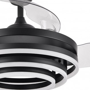 Ventilador LED con aspas retráctiles Kai CCT (72W)
